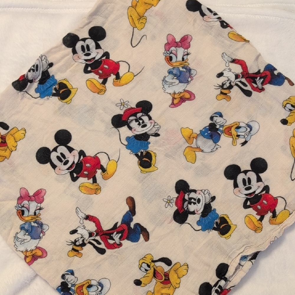Mickey And Friends Bamboo Swaddle Blanket